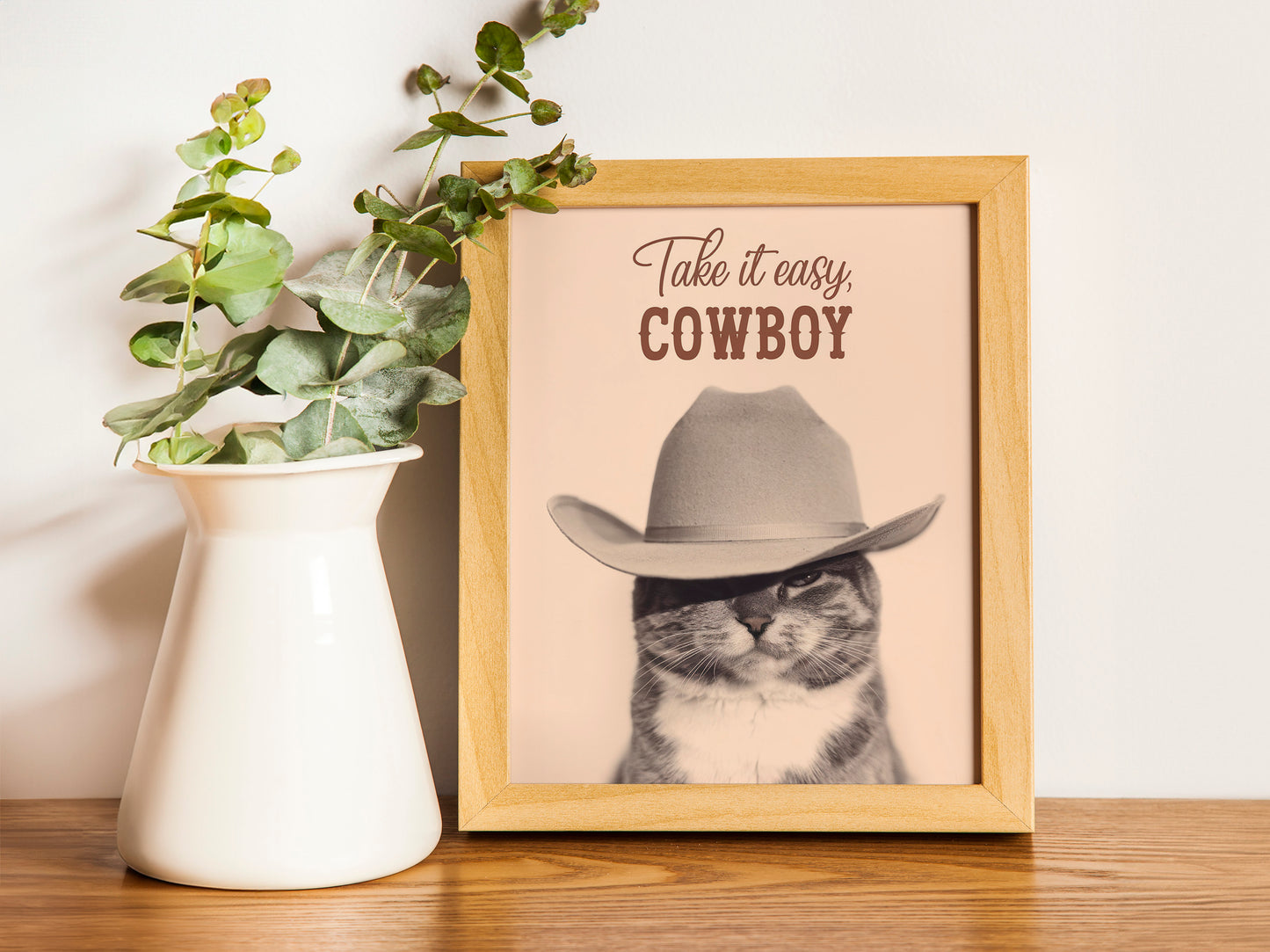 Cool It Cowboy Dog Print Wall Art for Trendy Digital Downloads