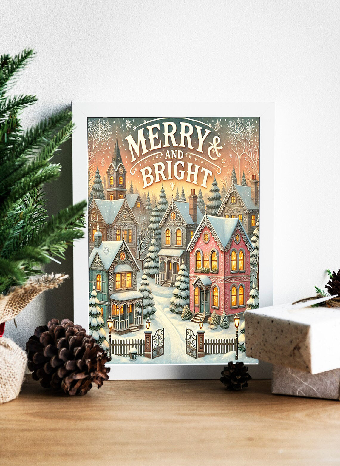 Whimsical Winter Village: Merry and Bright - Enchanting Holiday Village: A Merry & Bright Celebration