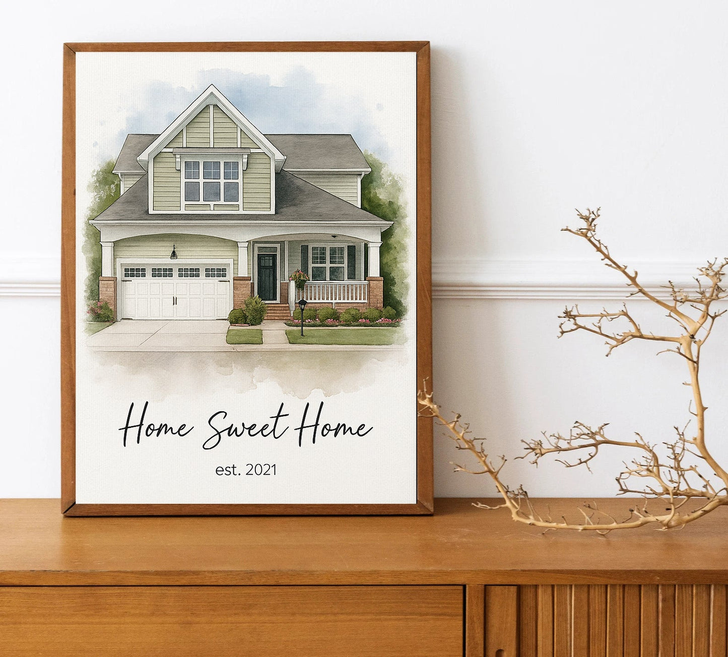 Custom First Home Buyer Canvas Personalized New Home Purchase Wall Art with Address Move In Date Housewarming Gift