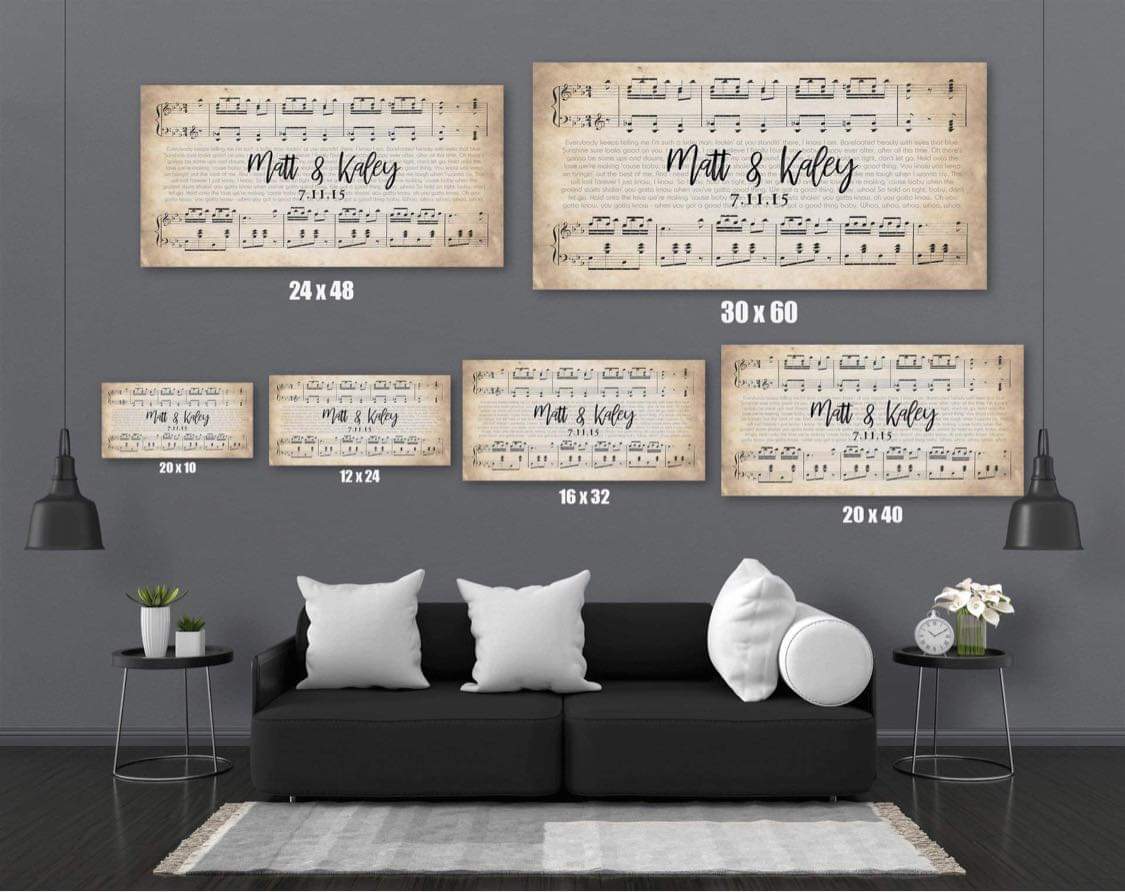 Size Upgrade For Your Canvas ( 30x60 )