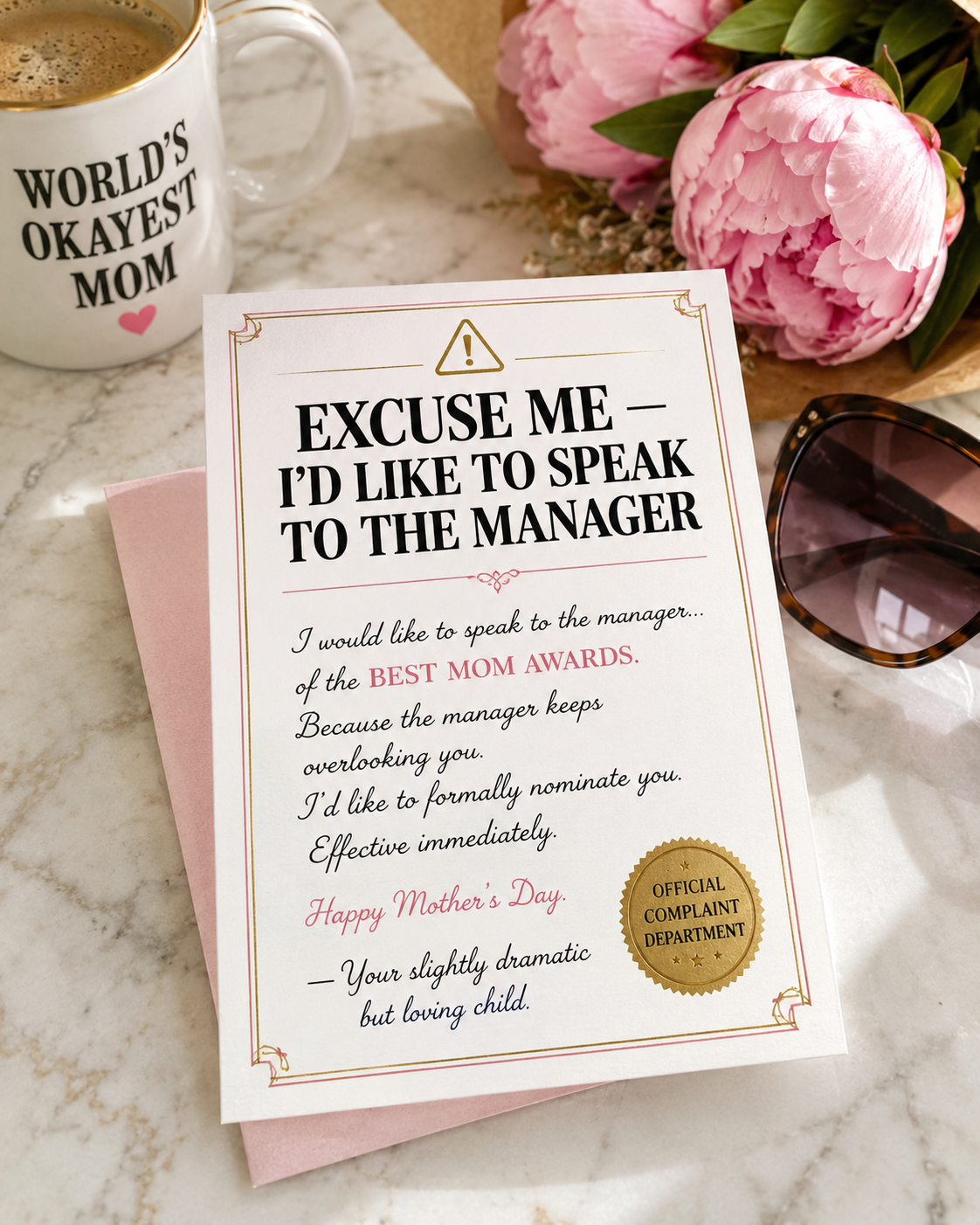 Karen Manager Mothers Day Card