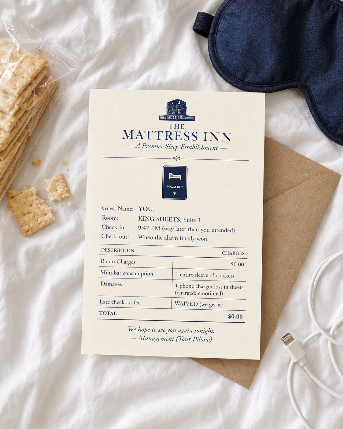 Doctor Prescription Handwritten Card