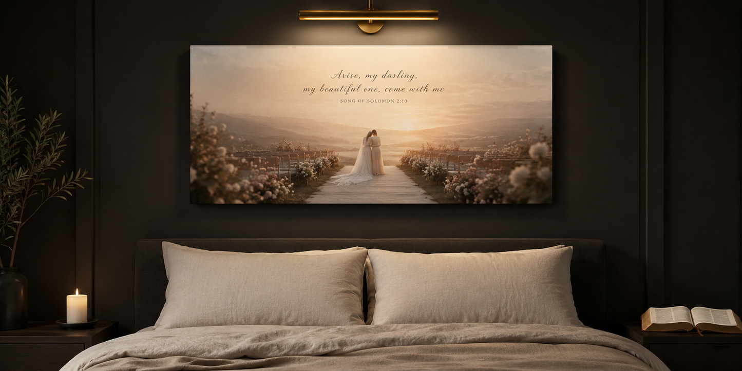 Custom Sister of the Bride Tribute Canvas