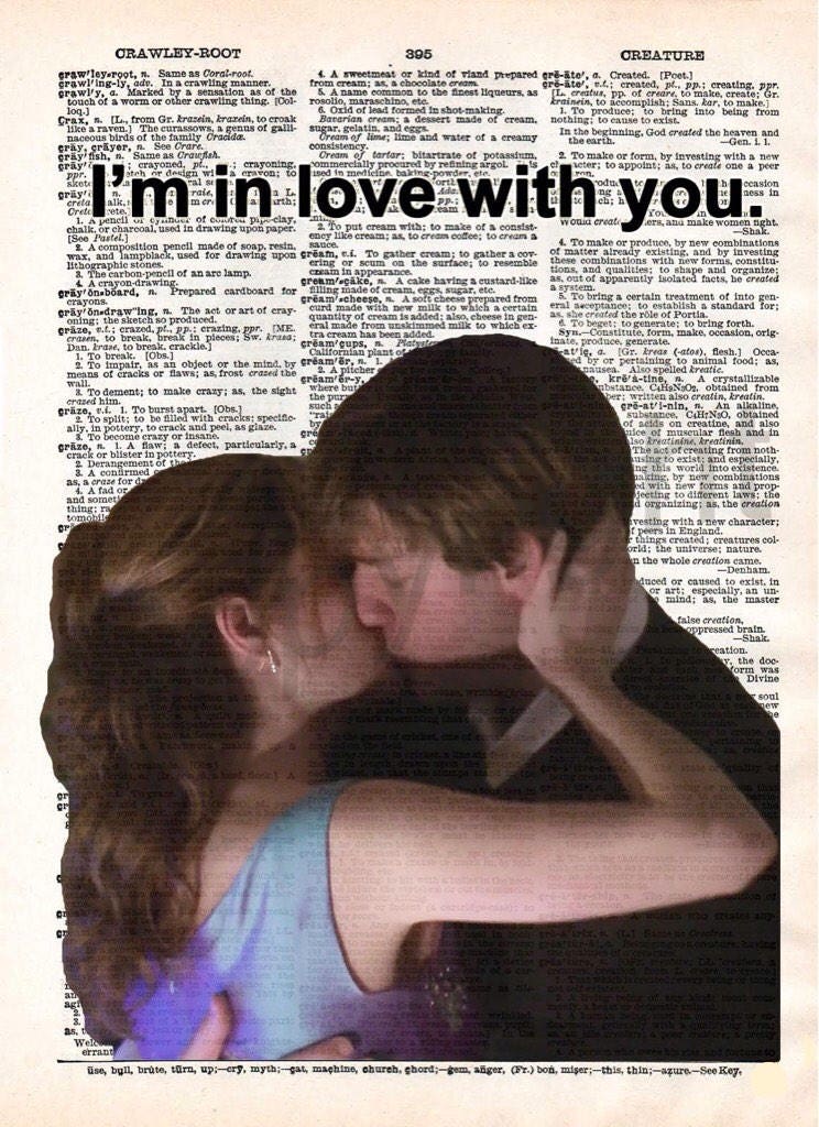 The Office Jim and Pam Quote Dictionary Art Print