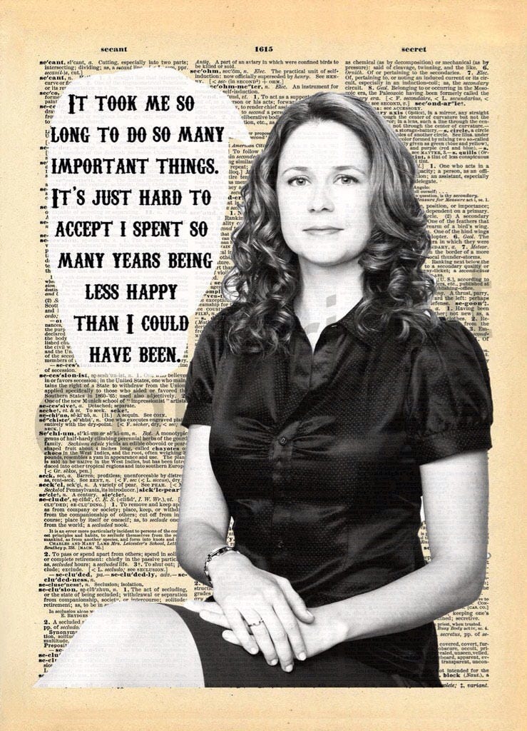 The Office Pam Beesly Dictionary Art Print