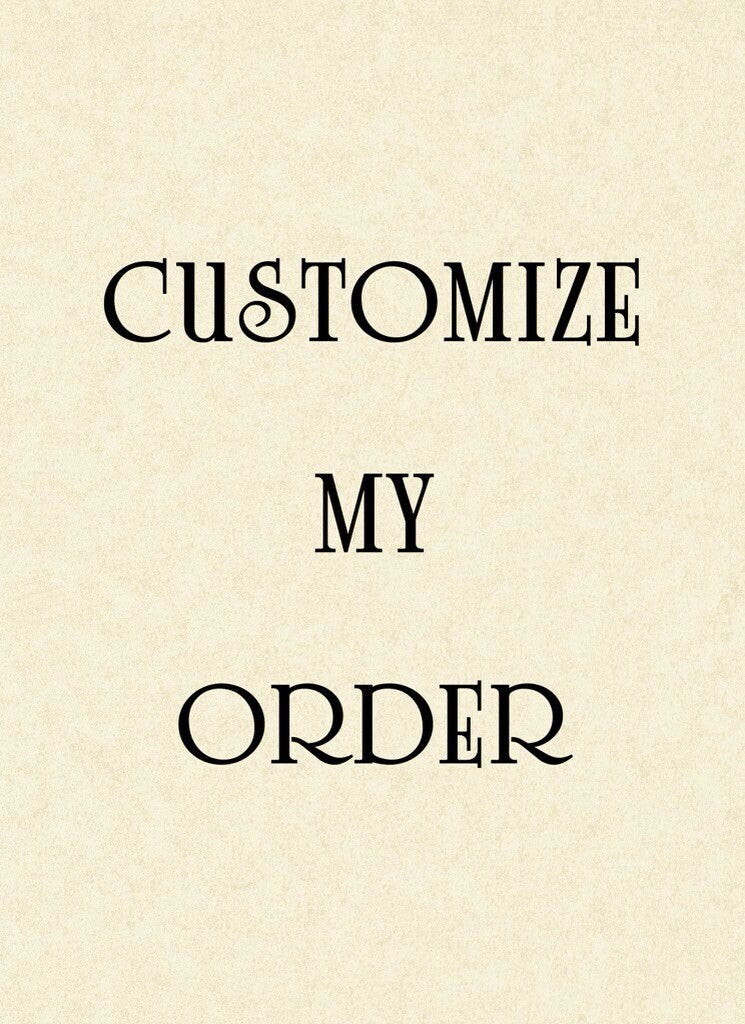 Customize The Order