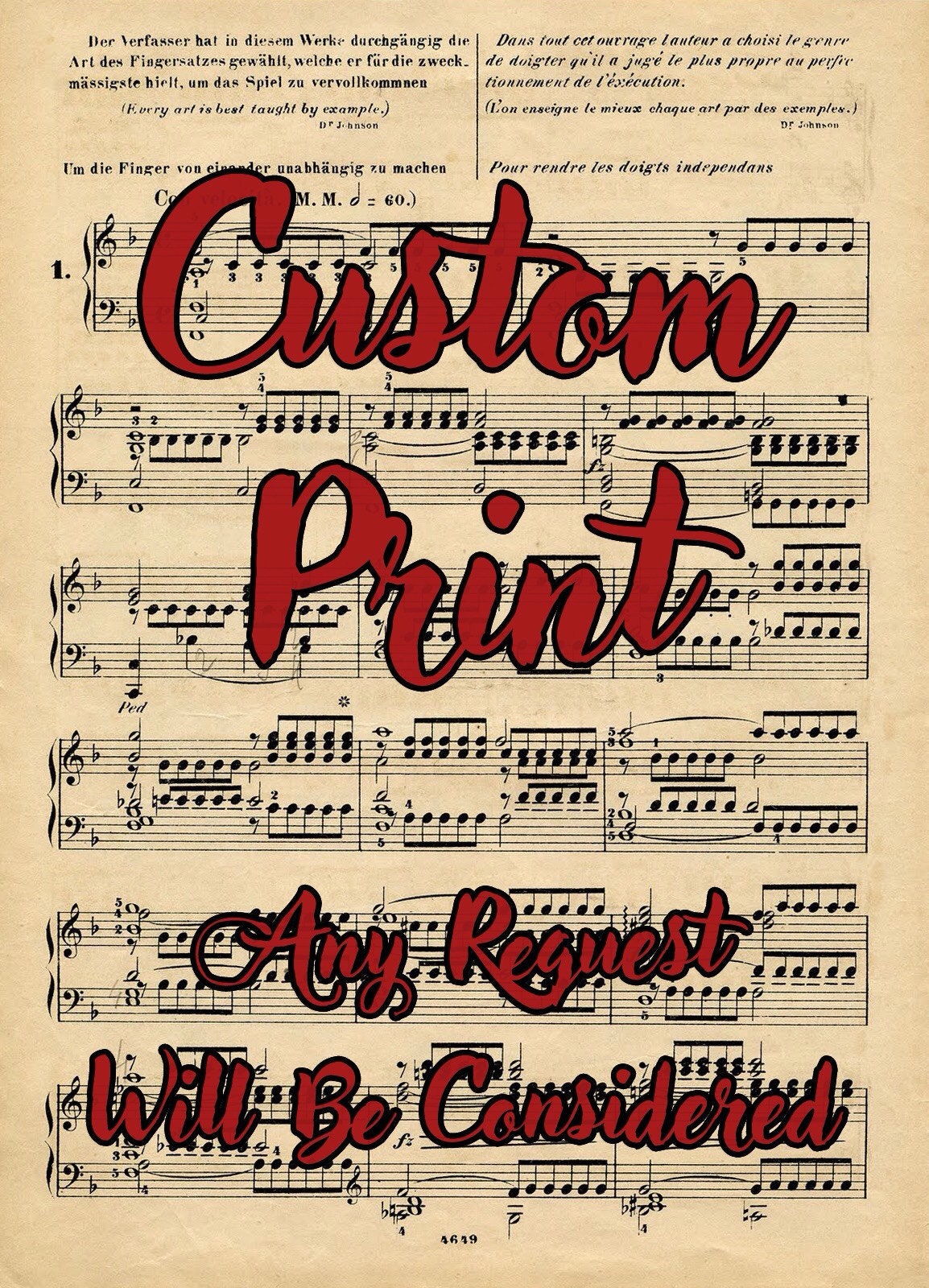 Custom Print (Any Request Will Be Considered) — Disney Wall Art Gift