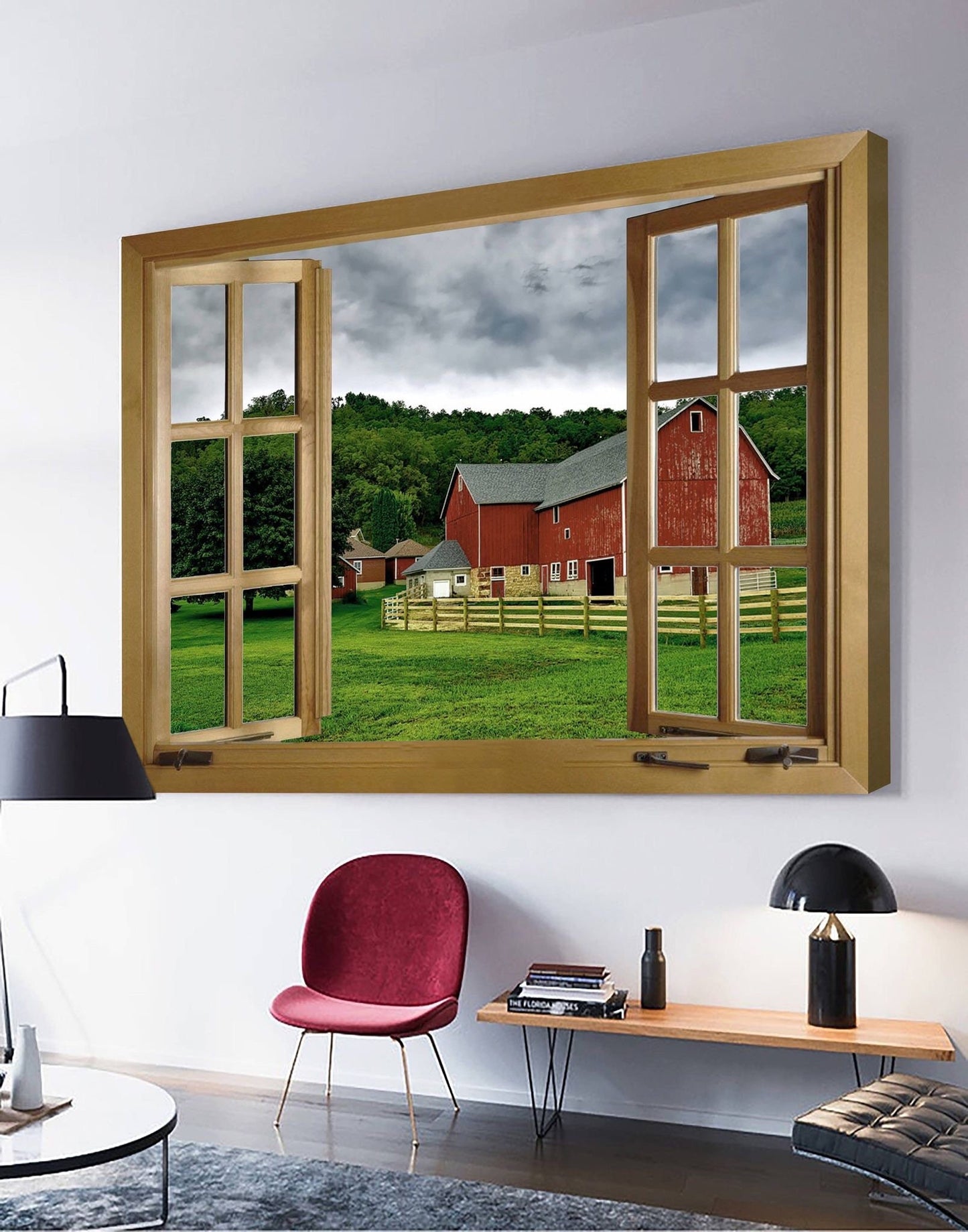 Rustic Farm Wall Art, Barn Art, Farm Canvas, Farm Wedding, House Warming Gift, Canvas Ready to hang