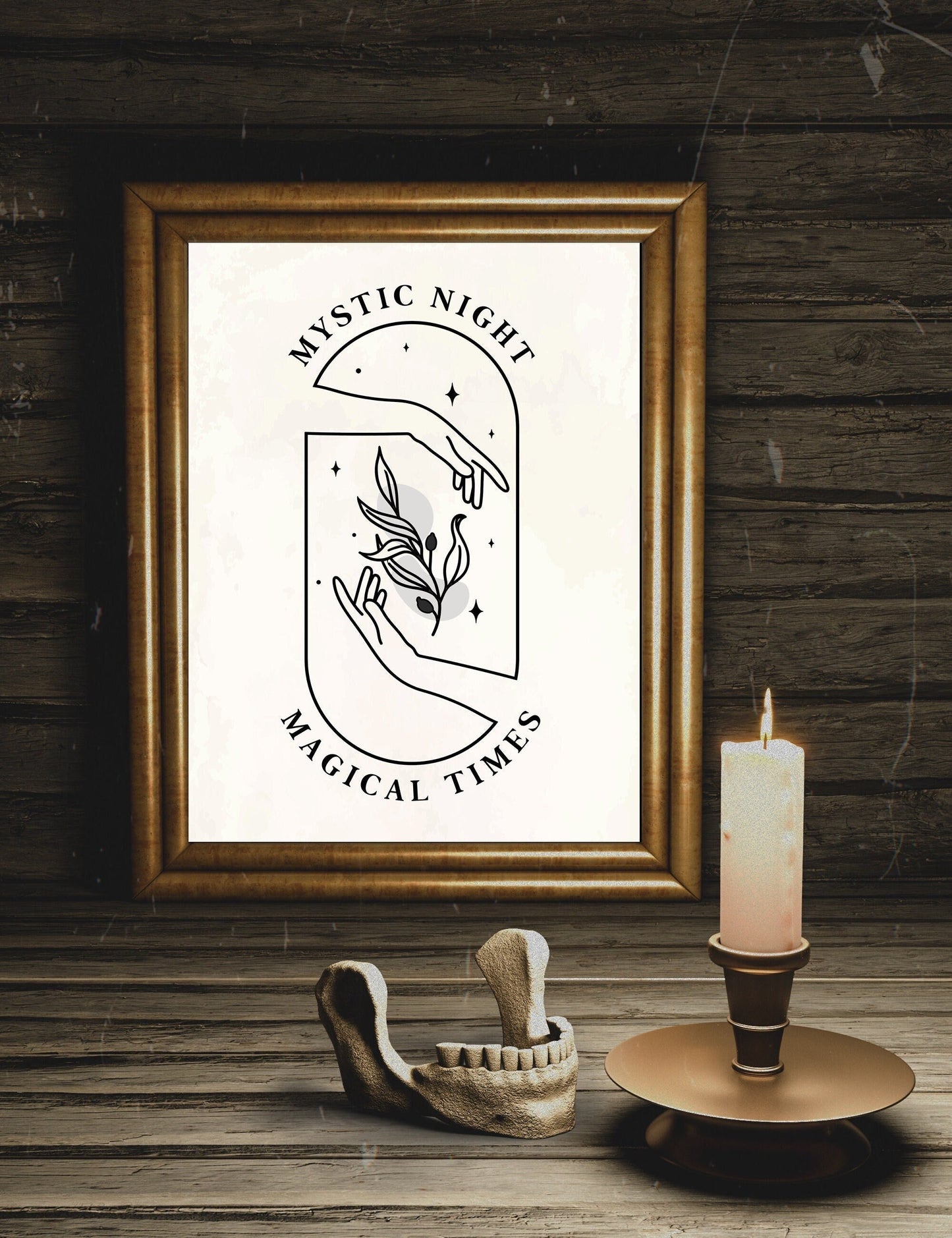 Halloween Mystic Night Magical Times Boho Wall Decor