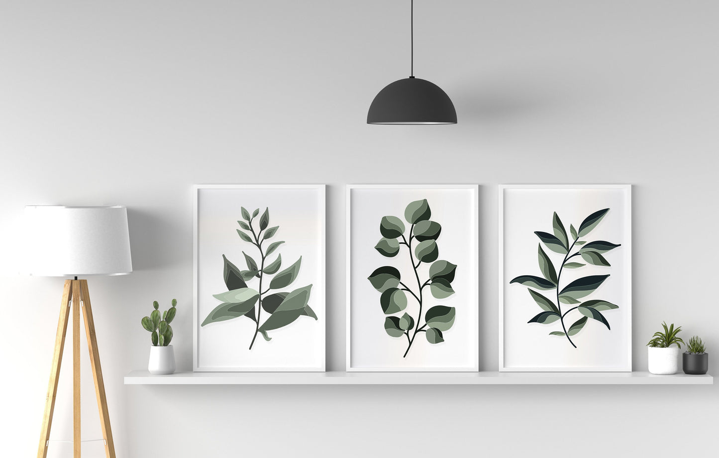 Set of Three Boho Wall Prints Boho Wall Art Sage Green Wall Prints and Green Wall Decor BoHo Print Sage Green Black Beige Wall Decor