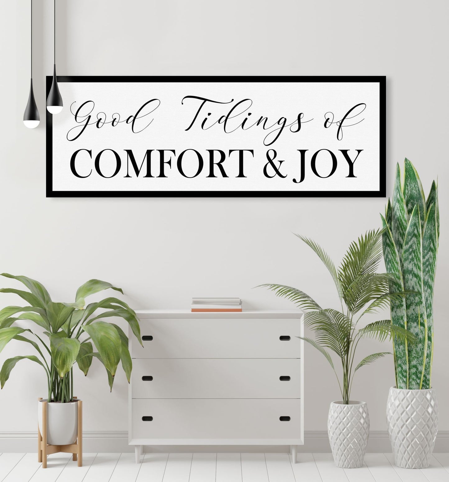 Good Tidings of Comfort and Joy Canvas Wall Decor