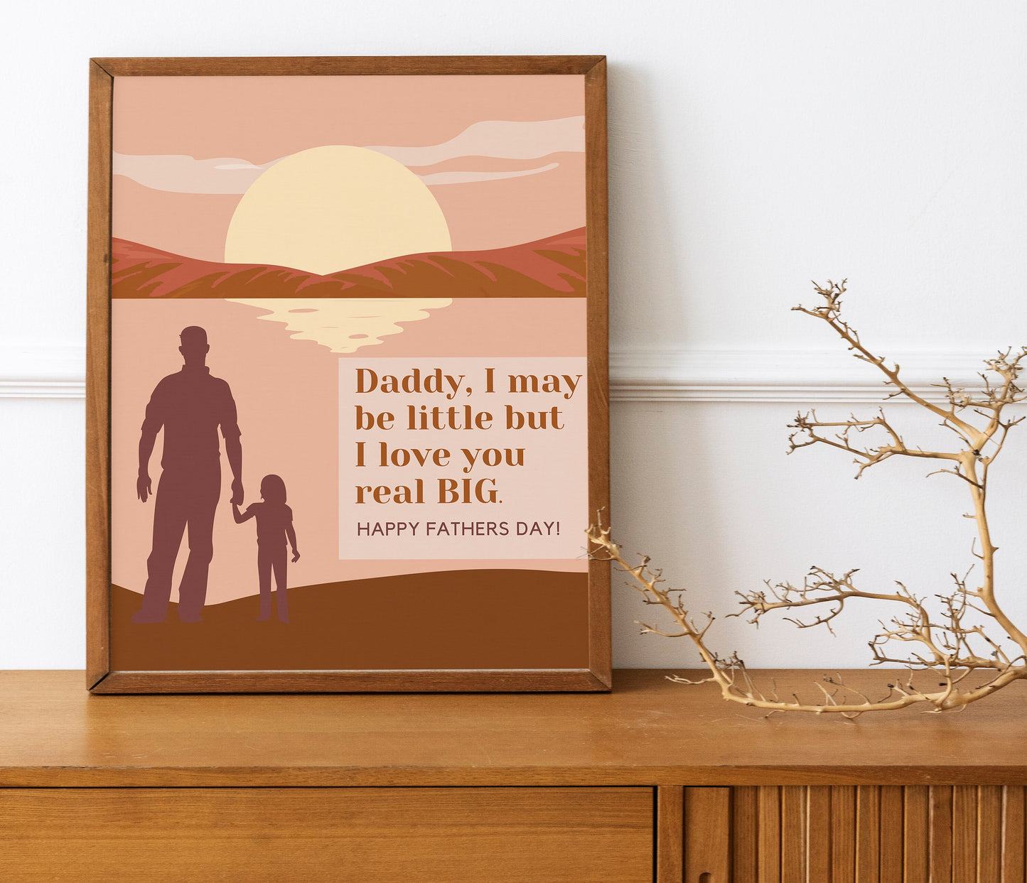 Father’s Day Gift, Sunset Print, Child Gift to Dad, Gift For Dad, Gift From Child, Fathers Day, Art Print