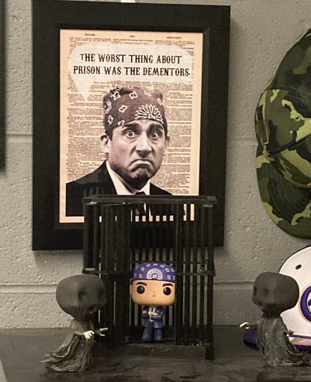 The Office Michael Scott Prison Mike Dictionary Art Print
