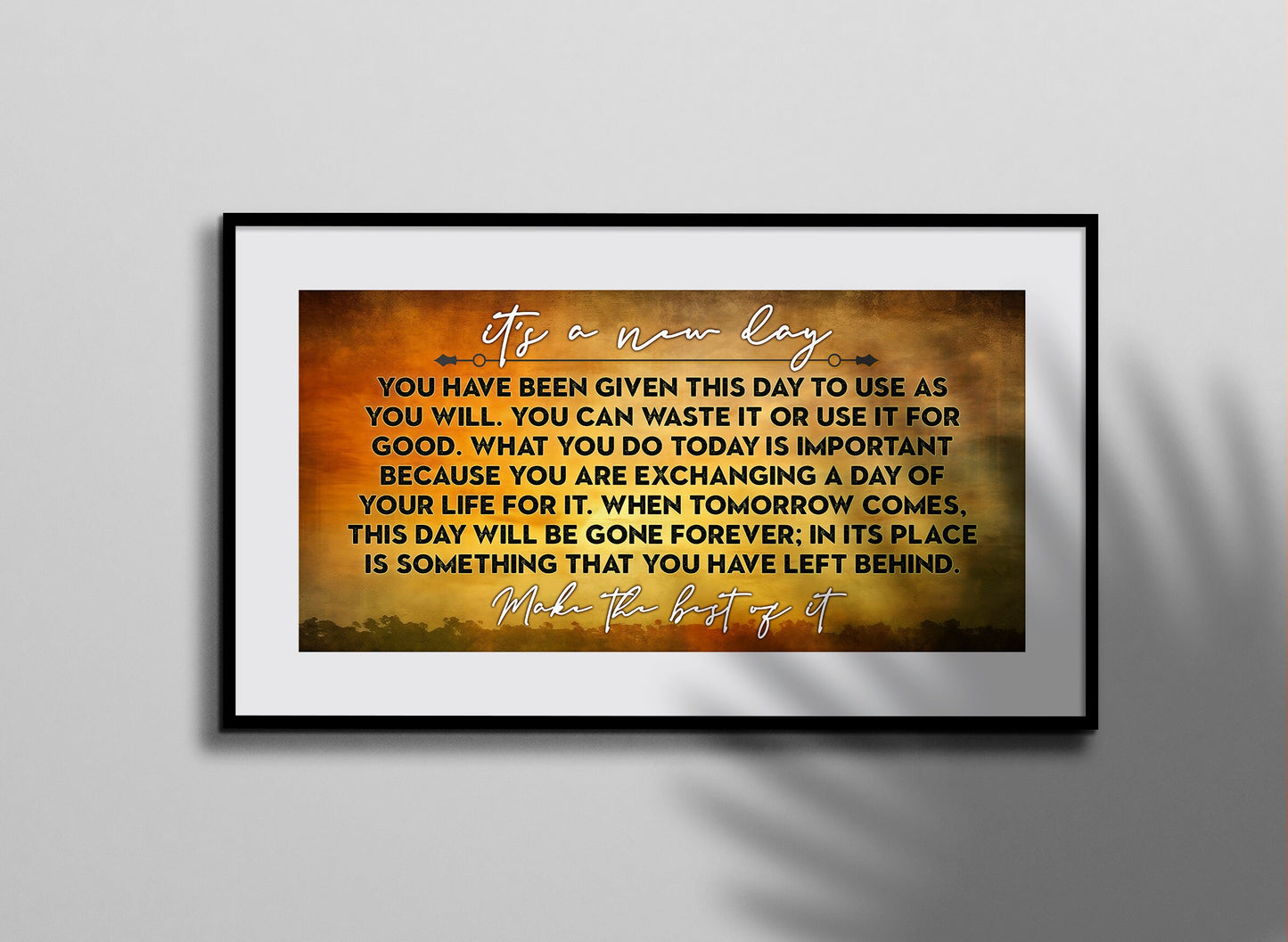 Motivational Quote Canvas Art Print, Motivational Wall Decor