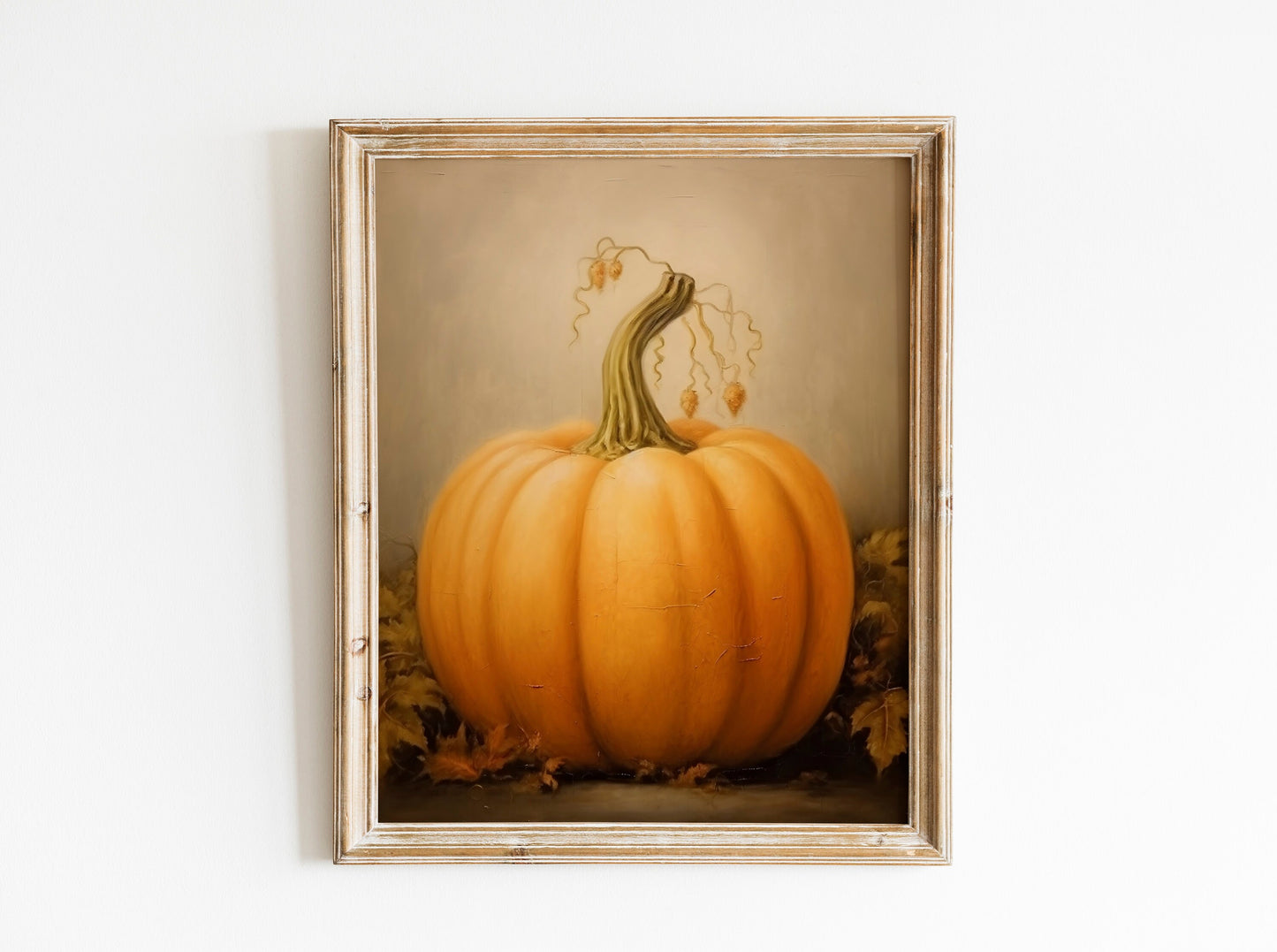 Halloween Pumpkin, Halloween Decor Print, Boho Halloween Illustration, Halloween Wall Decor, Halloween Decor