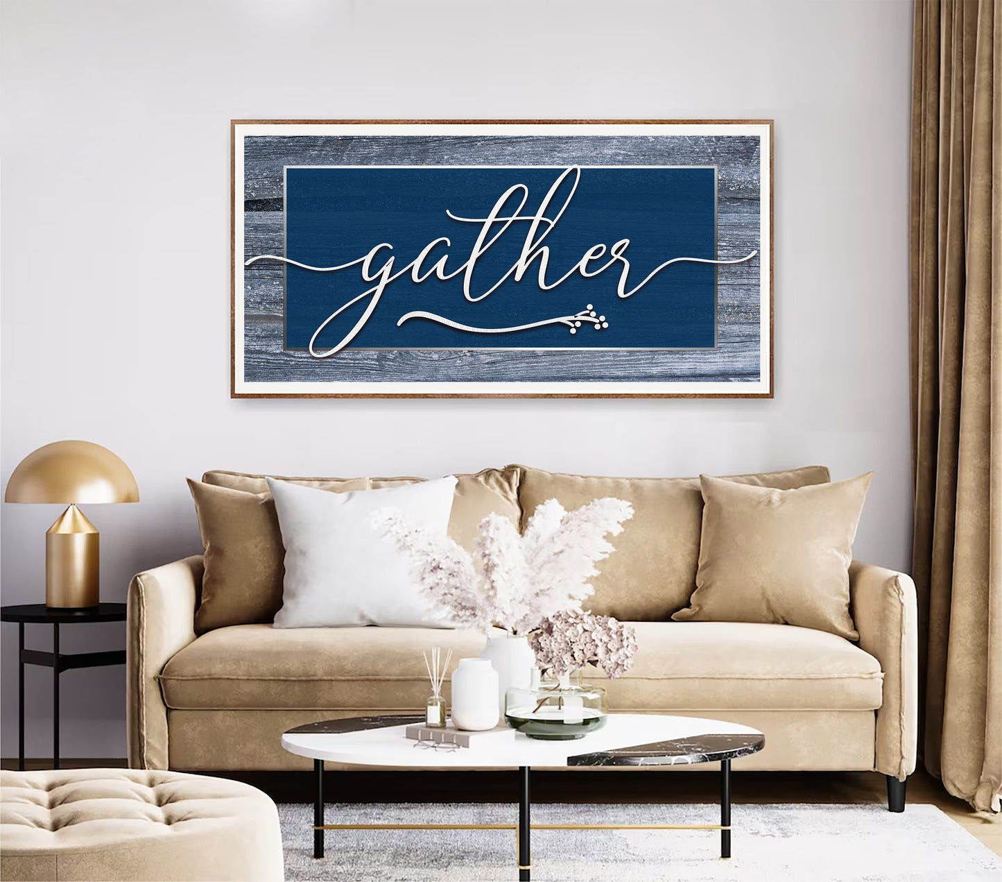 Gather Canvas Art Wall Decor, Simple Decor