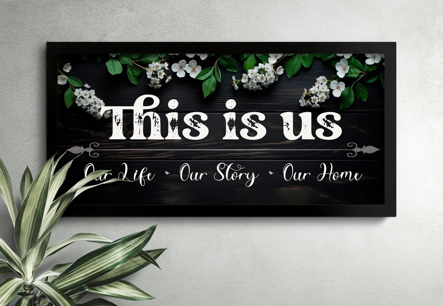 This Is Us Family Canvas Art Wall Decor
