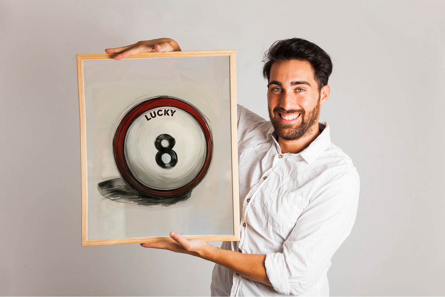Lucky 8 Ball Art Print