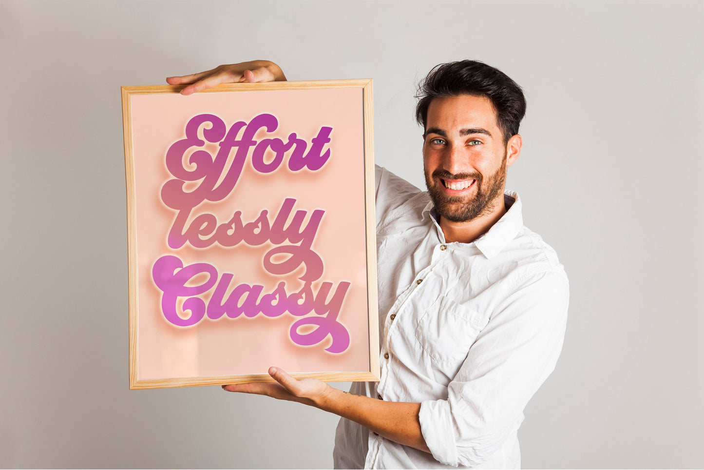 Effortlessly Classy Woman Empowerment, Feminism, Woman Encouragement, Beautiful Woman Art, Pink Decor
