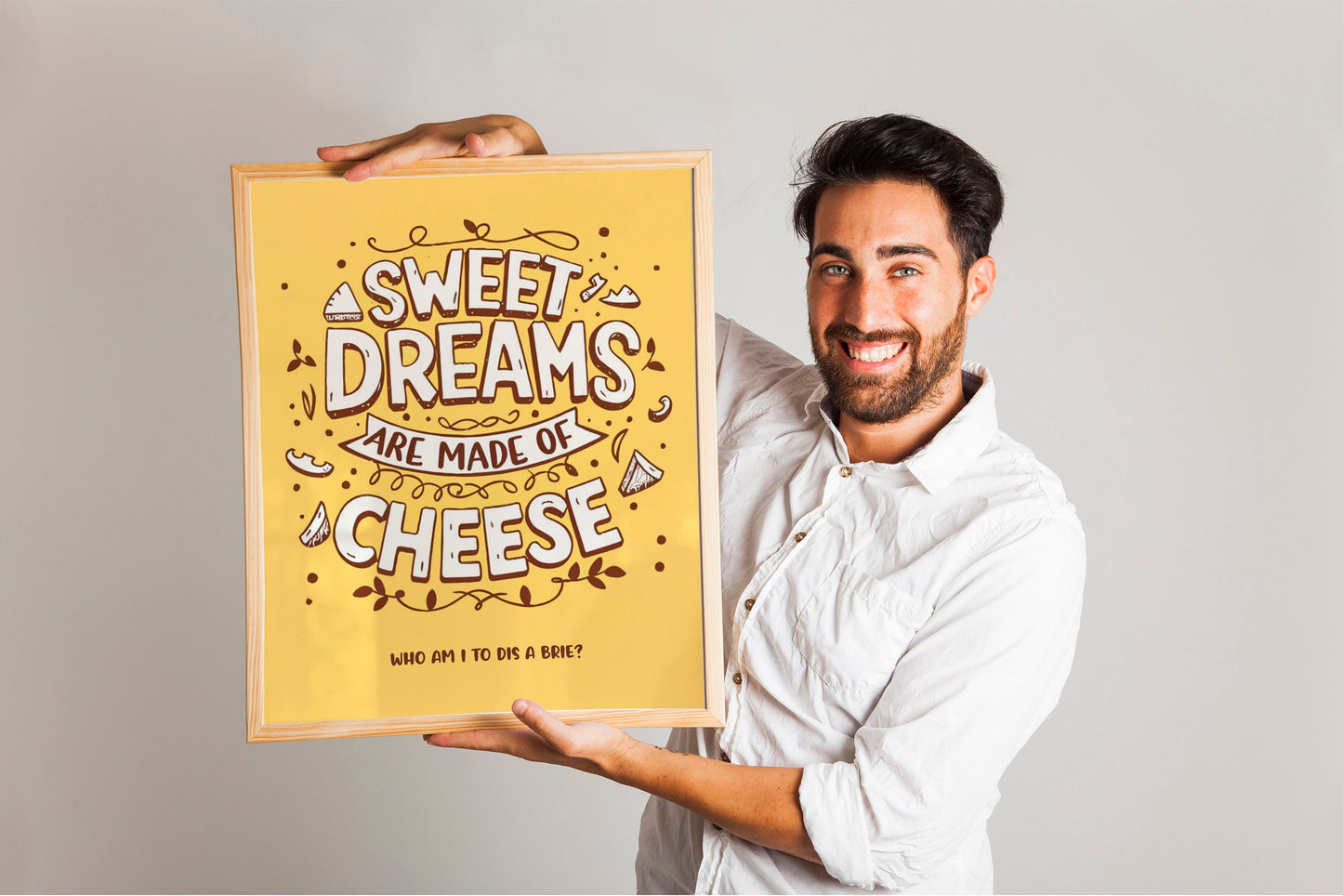 Cheese Funny Wall Decor, Funny Wall Art, Kitchen Decor, Kitchen Wall Art, Humor Wall Art, Kitchen