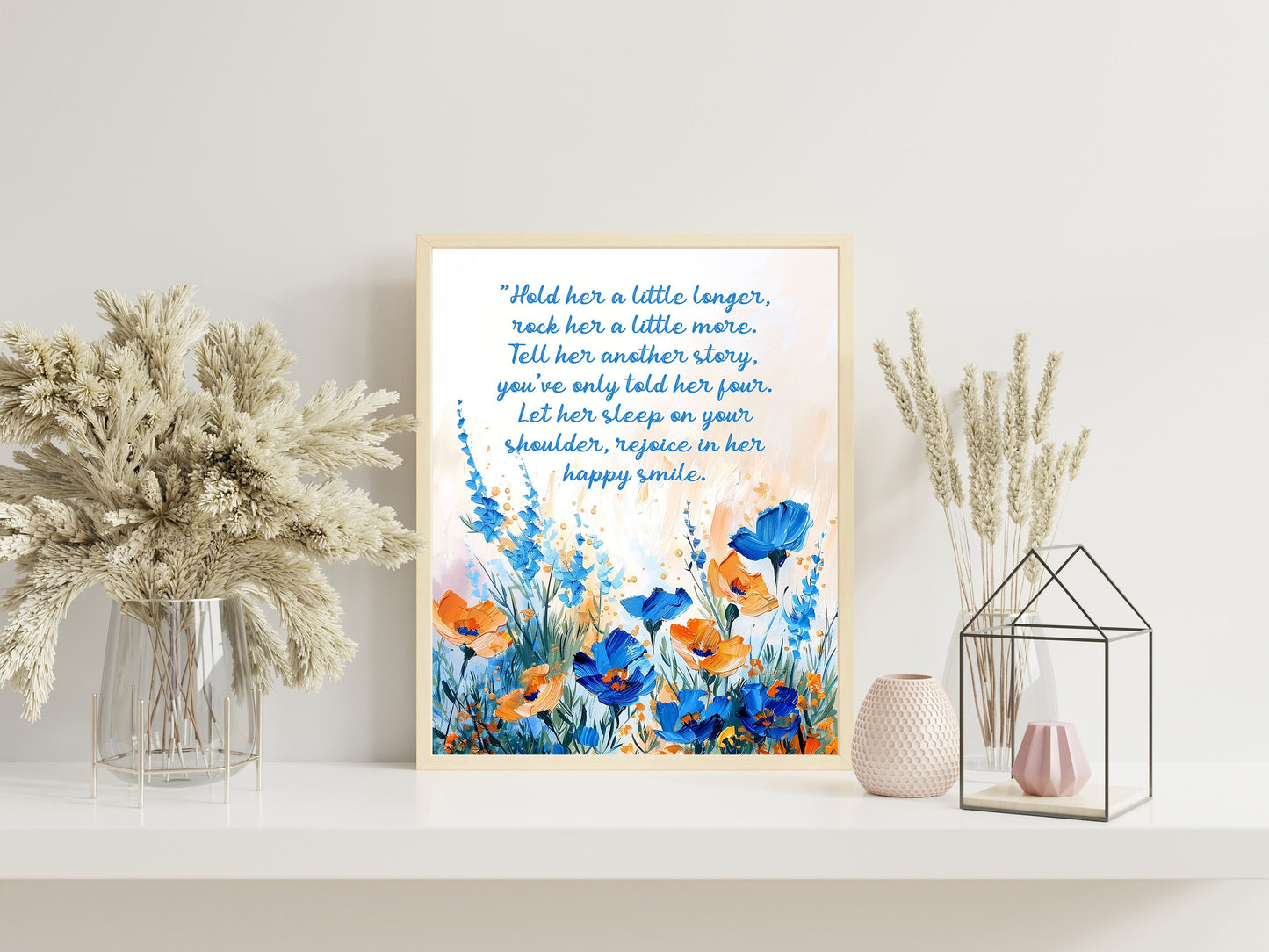 Lullaby Nursery Art, Nursery Decor, Sleep Nursery Art, Minimalist Print or Canvas