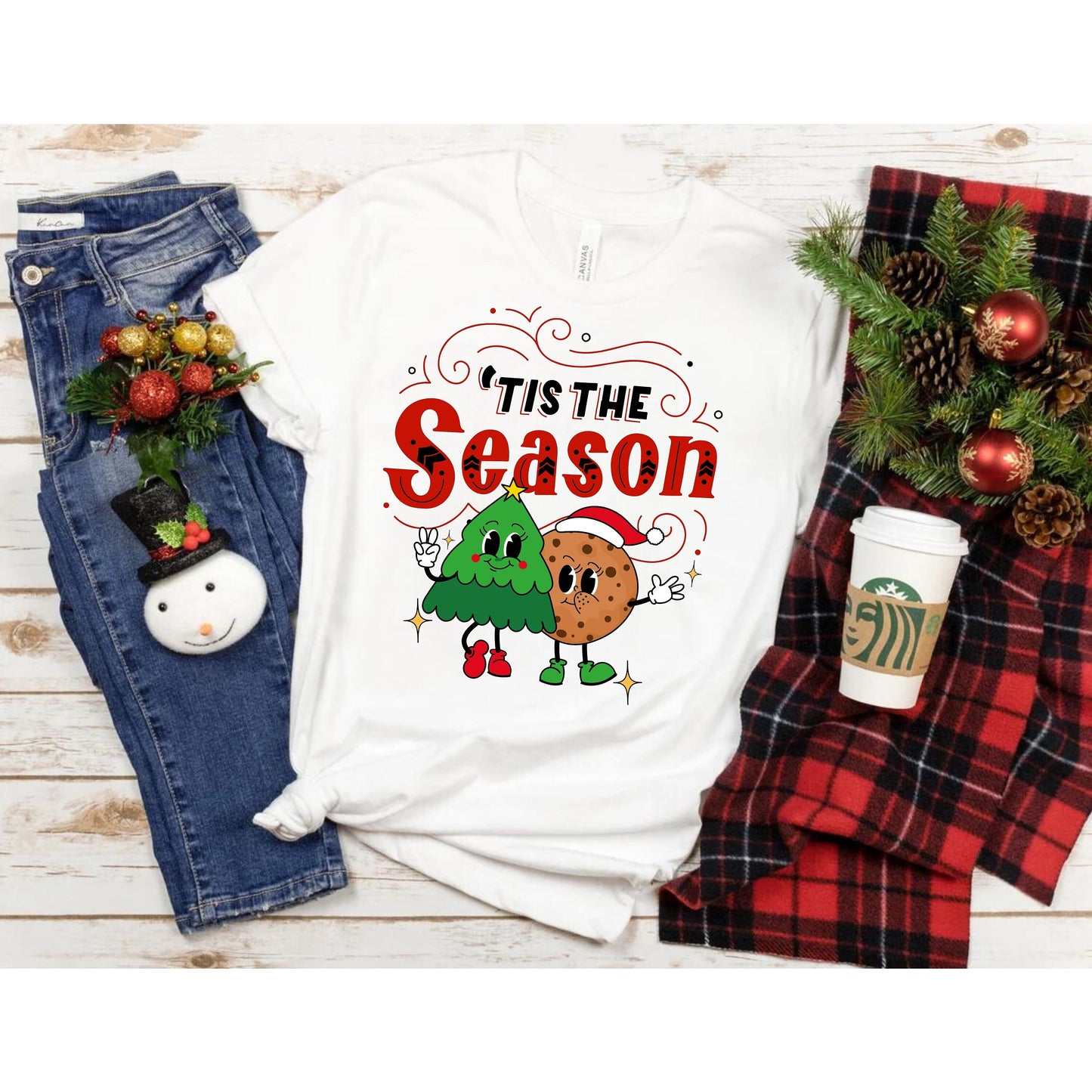 Tis the season Christmas t-shirt - Funny Halloween Tee - Halloween Shirt - Trendy Halloween Shirt