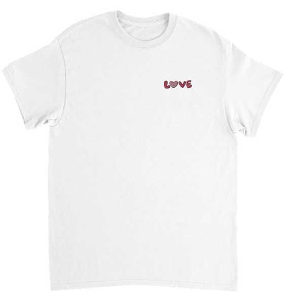 LOVE Embroidery Shirt