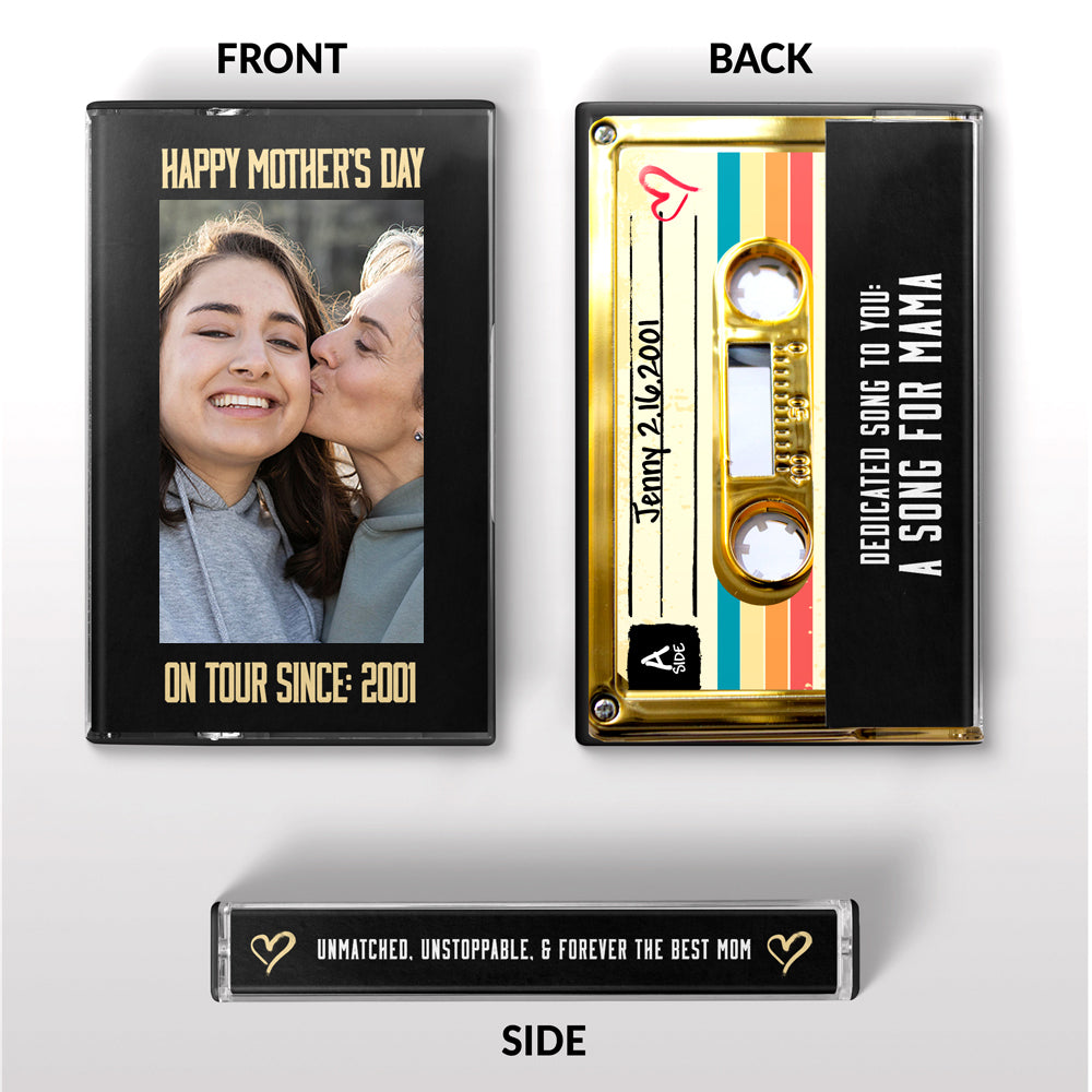 Custom Mother's Day Mixtape Personalized Song Lyrics Gift She’ll Cherish Forever - Personalized Mixtape for Mom – Song Lyric Gift from Daughter or Son