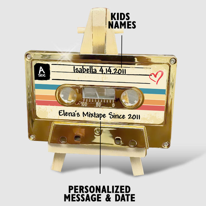 Custom Mother's Day Mixtape Personalized Song Lyrics Gift She’ll Cherish Forever - Personalized Mixtape for Mom – Song Lyric Gift from Daughter or Son
