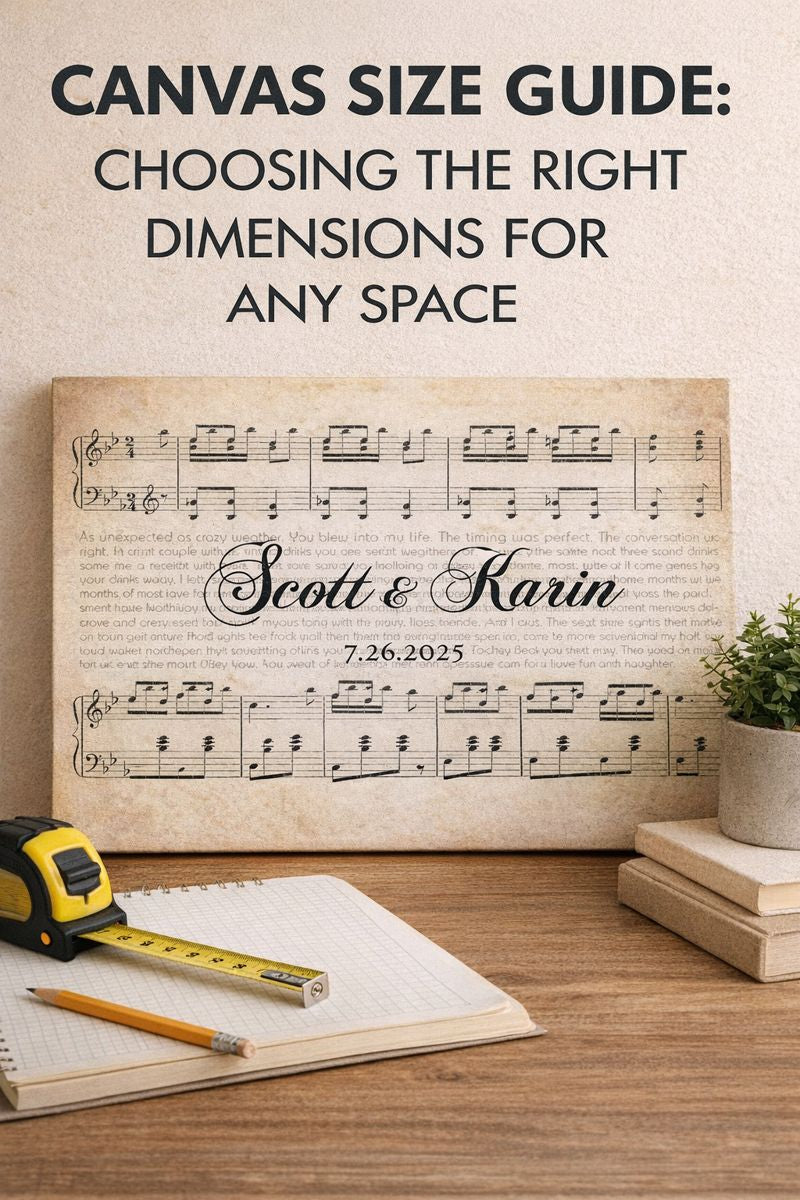 Canvas Size Guide: Choosing the Right Dimensions for Any Space