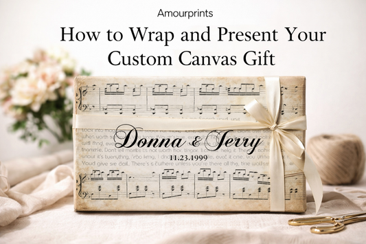 How to Wrap and Present Your Custom Canvas Gift