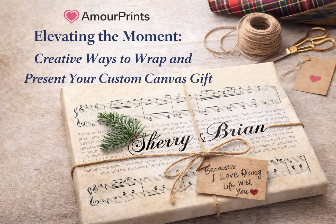 Elevating the Moment: Creative Ways to Wrap and Present Your Custom Canvas Gift
