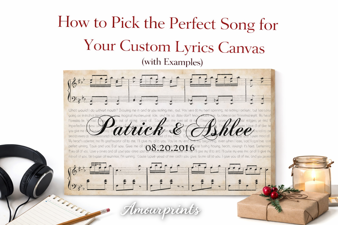 How to Pick the Perfect Song for Your Custom Lyrics Canvas (with Examples)