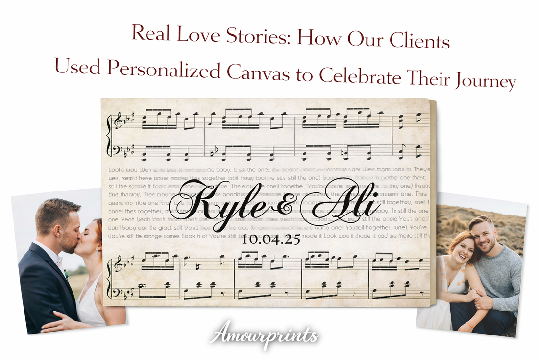 Real Love Stories: How Our Clients Used Personalized Canvas to Celebrate Their Journey