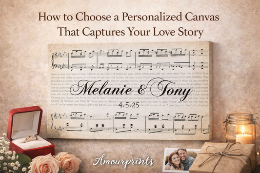 How to Choose a Personalized Canvas That Captures Your Love Story