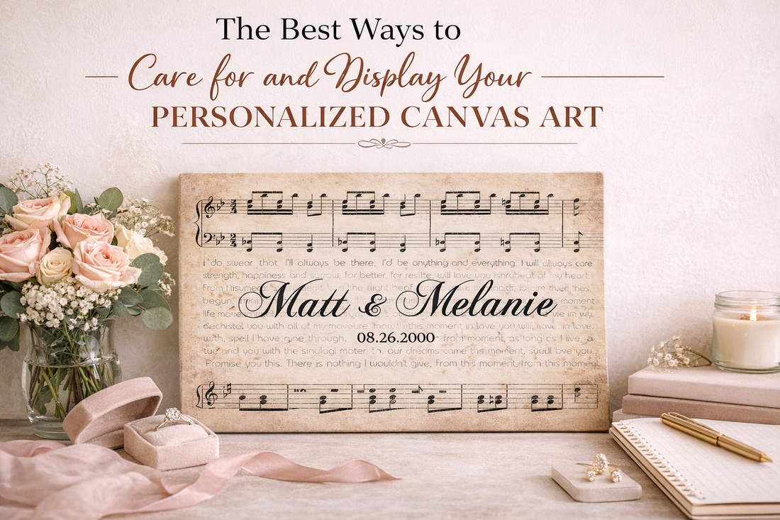 The Best Ways to Care for and Display Your Personalized Canvas Art