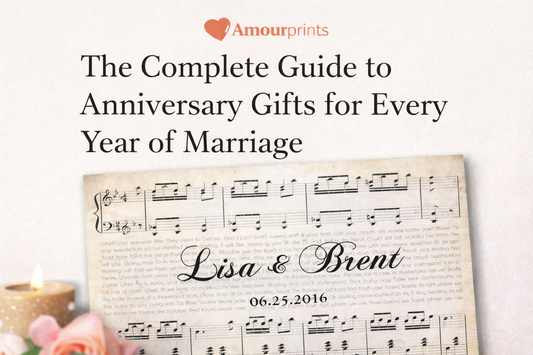 The Complete Guide to Anniversary Gifts for Every Year of Marriage