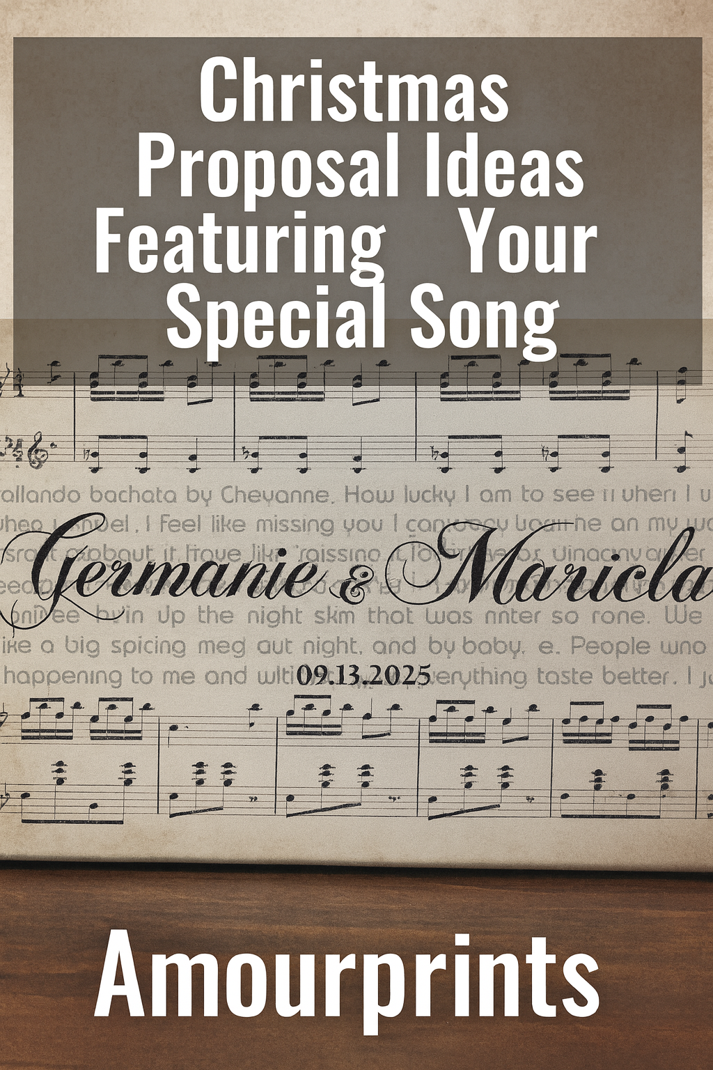 Christmas Proposal Ideas Featuring Your Special Song