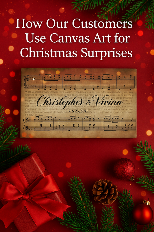 How Our Customers Use Canvas Art for Christmas Surprises