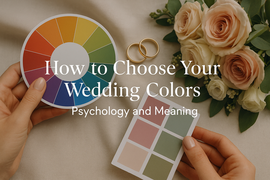 How to Choose Your Wedding Colors: Psychology and Meaning
