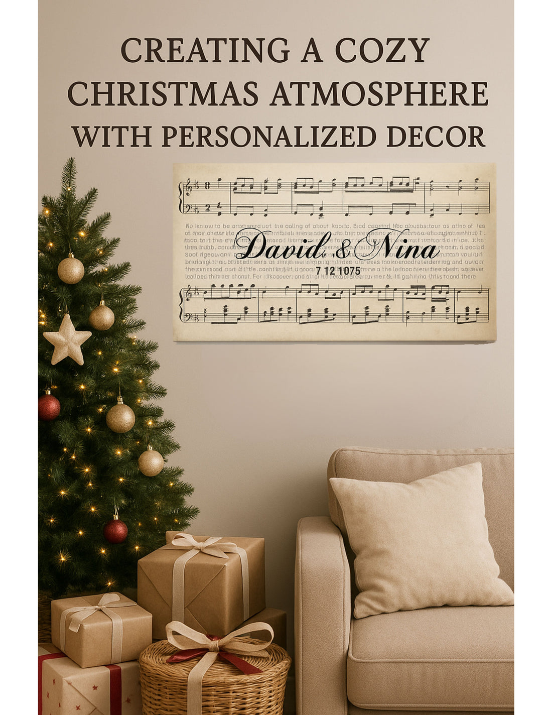 Creating a Cozy Christmas Atmosphere with Personalized Decor