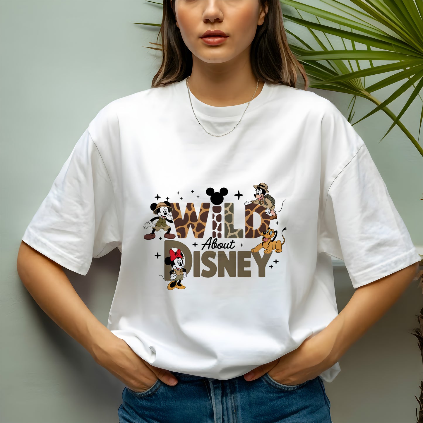 Wild About Disney Shirt – Safari Animal Kingdom Mickey & Friends Tee | Disney Jungle Safari Shirt – Mickey, Minnie, Goofy & Pluto Adventure Tee