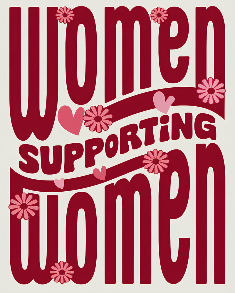 Women Supporting Women Print Trio, Female Empowerment Poster Feminist 