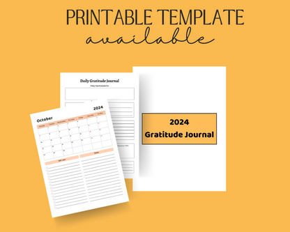 Gratitude Journal Planner - Friendly Gratitude Planner - Weekly Gratitude Layouts Planner - Gratitude Entries Planner - Instant Download