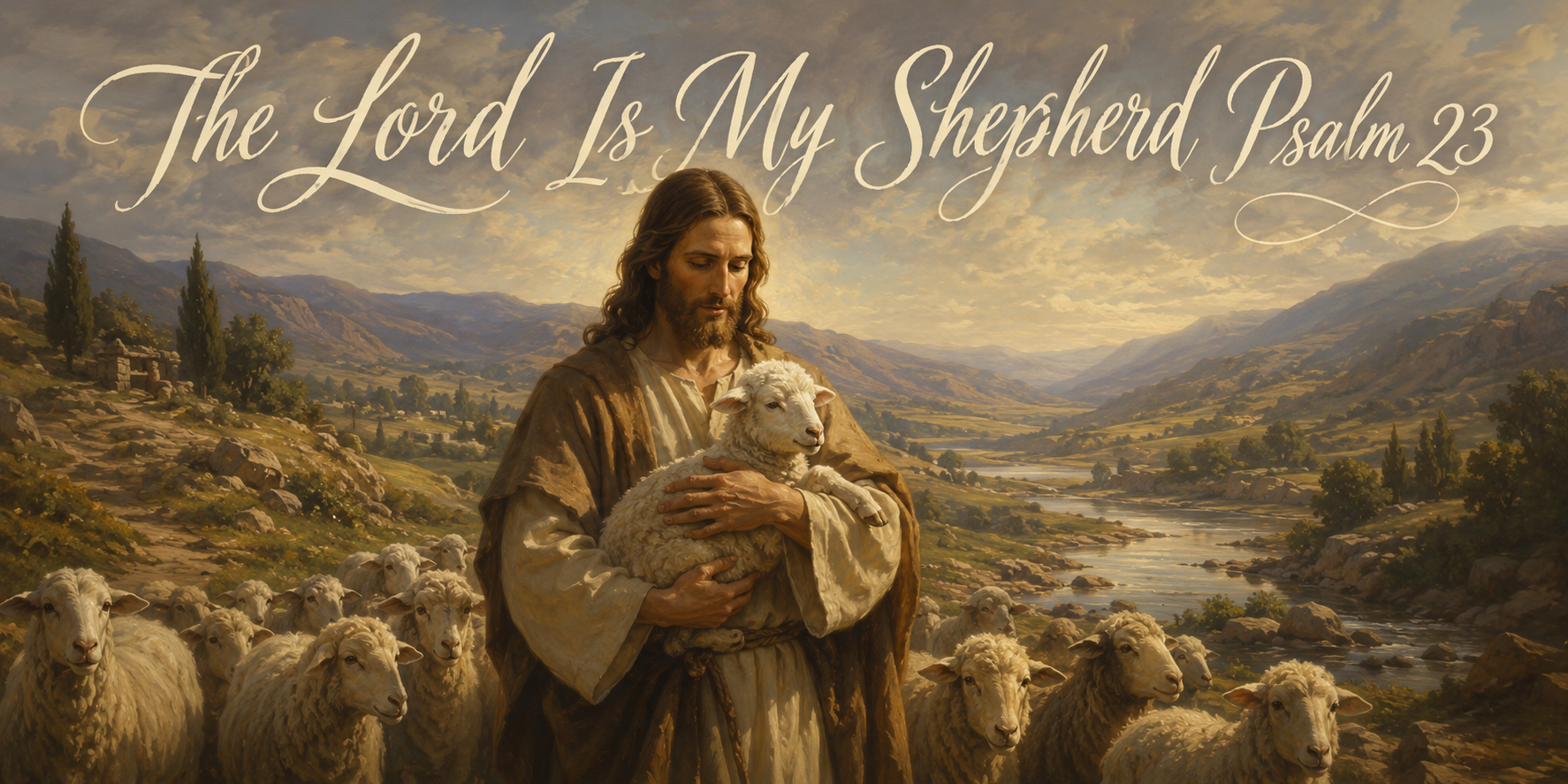 Pastor Appreciation Good Shepherd Christian Canvas