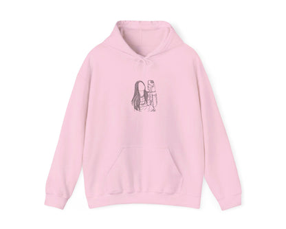 Custom Embroidered Photo Hoodie Personalized Outline Sweatshirt Custom Hoodie