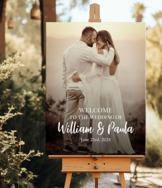 Custom Wedding Portrait Art Canvas Print (Copy)