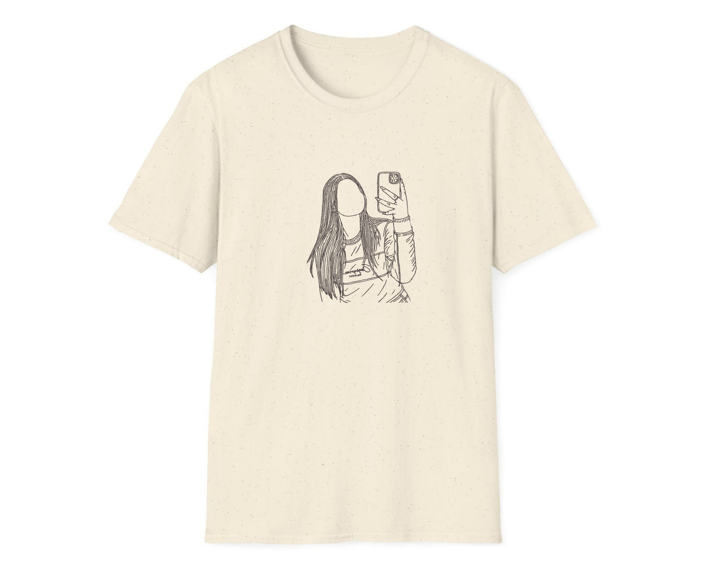 Personalized Embroidered Hoodie from Photo | Custom Outline Drawing T-shirt| Best Friend Gift | Couple T-short| Family Portrait T-shirt