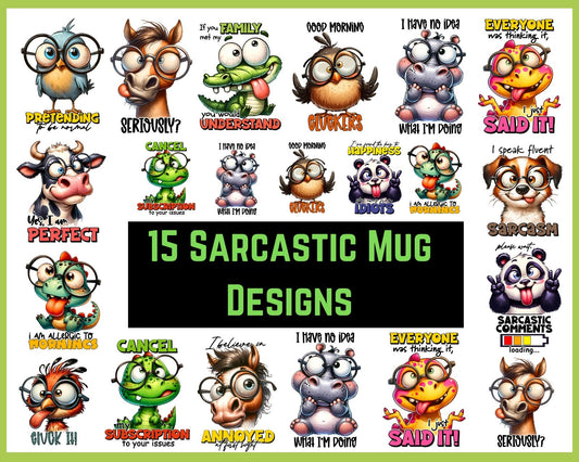 Sarcastic Mug Designs - Witty Coffee Mugs - Sarcastic Gift Ideas - Humorous Mugs - Unique Mug Designs - High-Quality Ceramic Mugs