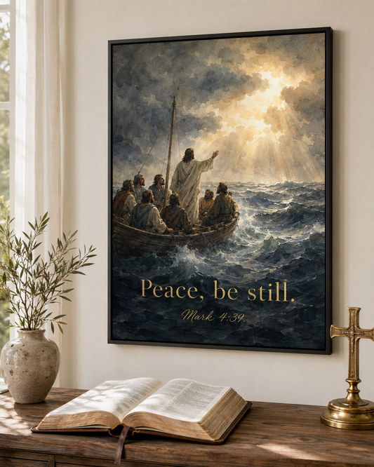 Jesus Calms the Storm Narrative Canvas